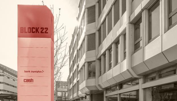 Gebäude bank zweiplus